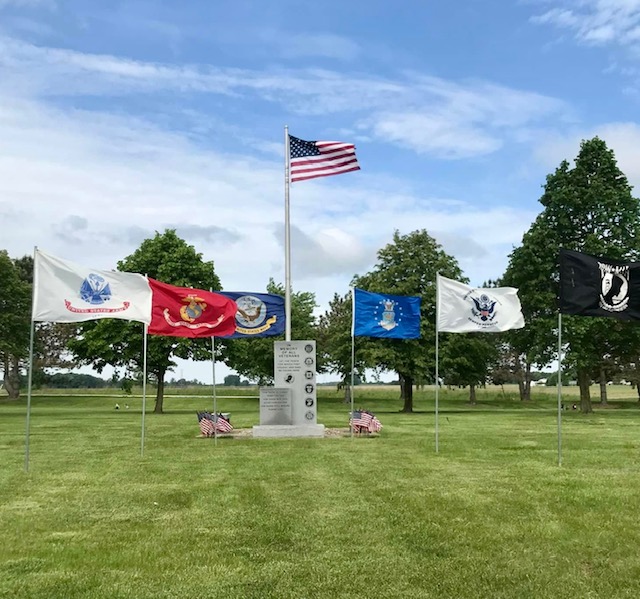 Meadow Green Memorial Park Veterans Memorial - Huron 
