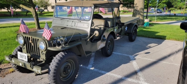 1952 Willys MB38 Jeep - Meadow Green Memorial Park - Huron