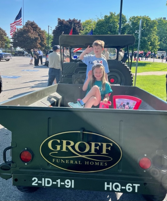 1952 Willys MB38 Jeep - Meadow Green Memorial Park - Huron